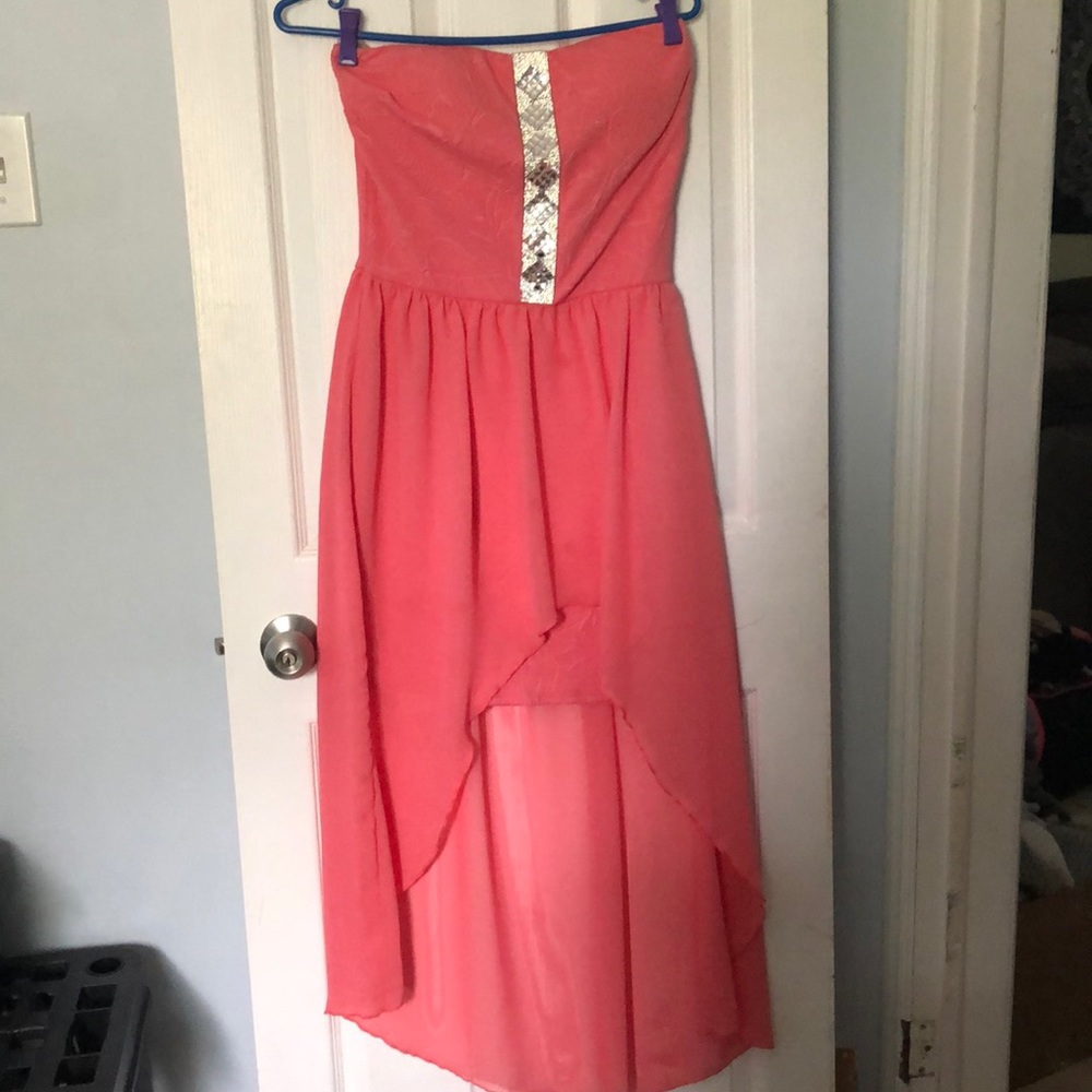 Pink formal dress